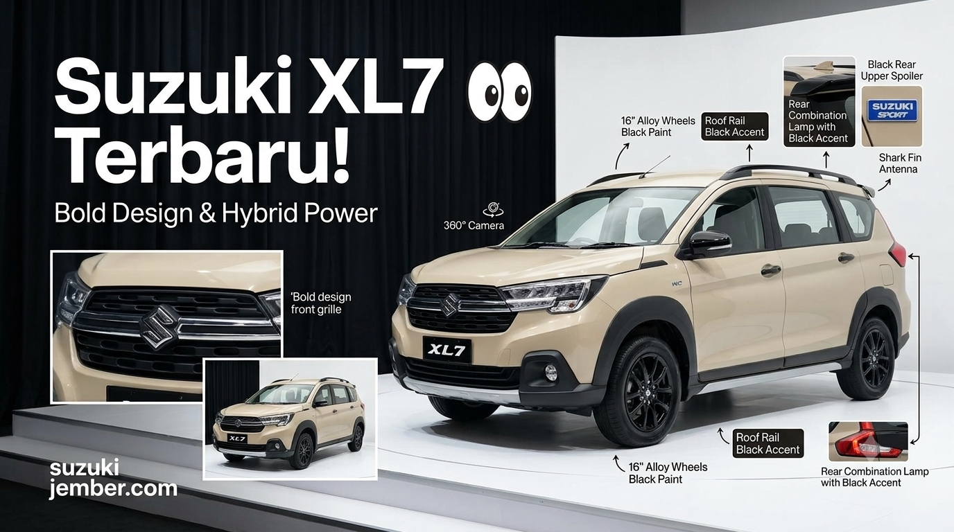 Bedah Total Model Baru, Desain dan Fitur Suzuki XL7 Hybrid New Alpha Terbaru